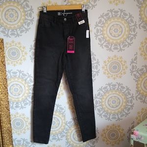 No Boundaries high rise jegging curvy black denim size 5